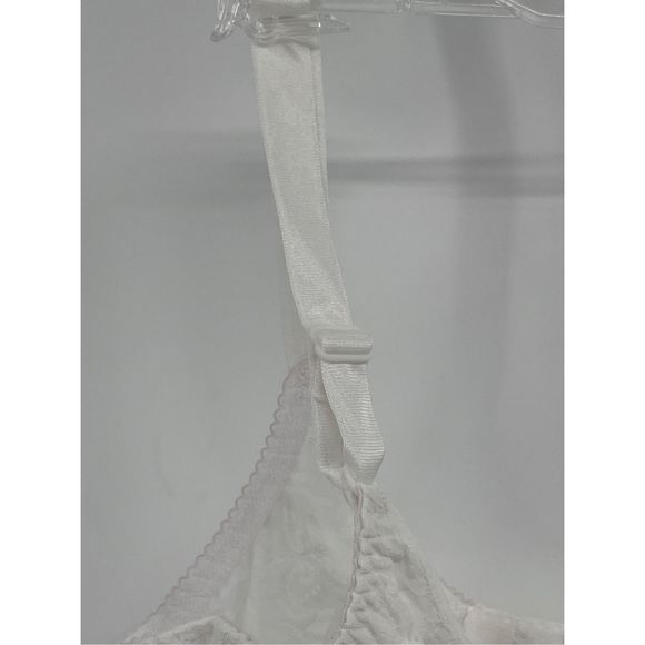 Bali Bra Lace Smooth Women 36 DD White Seamless Underwire New No Tags - Picture 4 of 10